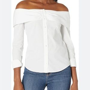 Trina Turk White Button Down